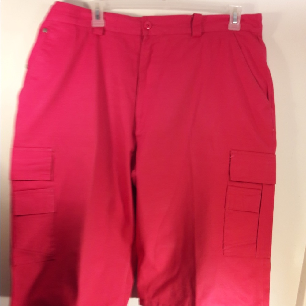 💕 Dark Pink (BTL) Long Cargo Shorts 💕